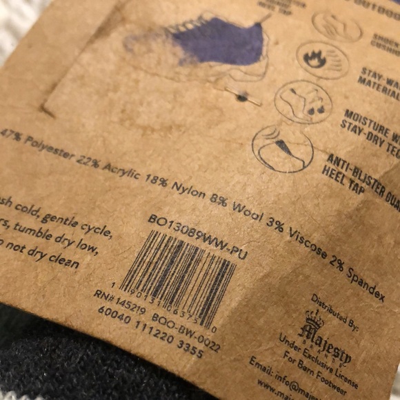 🚨B2G1 New BORN Pink Blue Green 3 Pair Wool Blend Socks - Picture 6 of 7